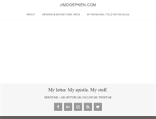 Tablet Screenshot of jimdoepken.com
